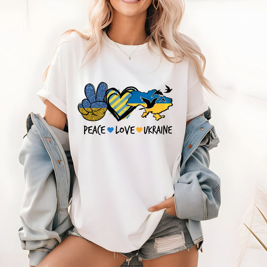 "PEACE LOVE UKRAINE"
