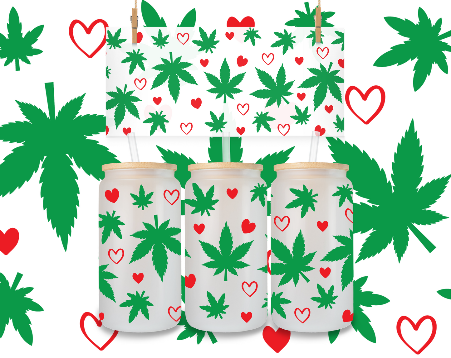 "CANNABIS LOVE HEART"