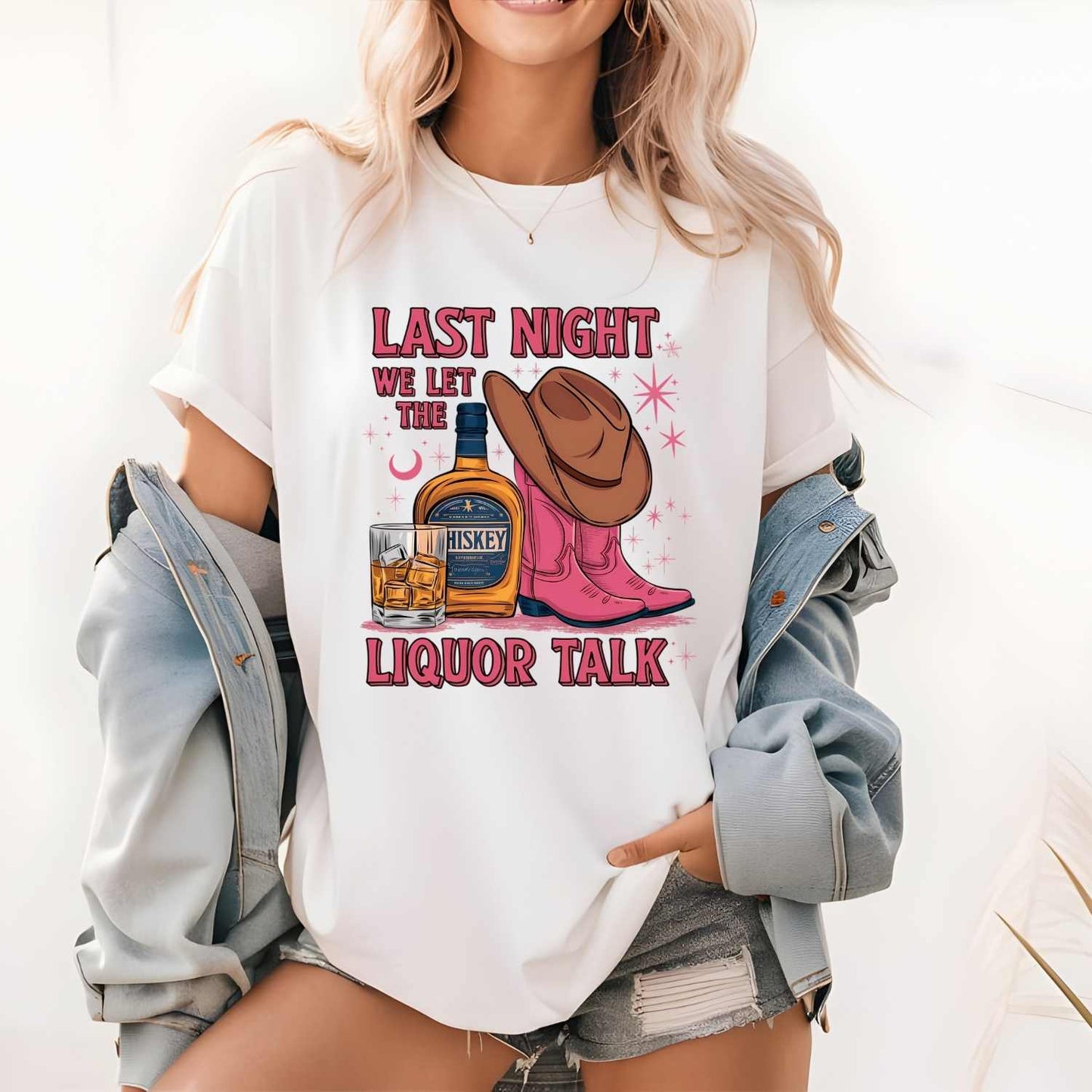 "LAST NIGHT WE LET THE LIQUOR TALK"