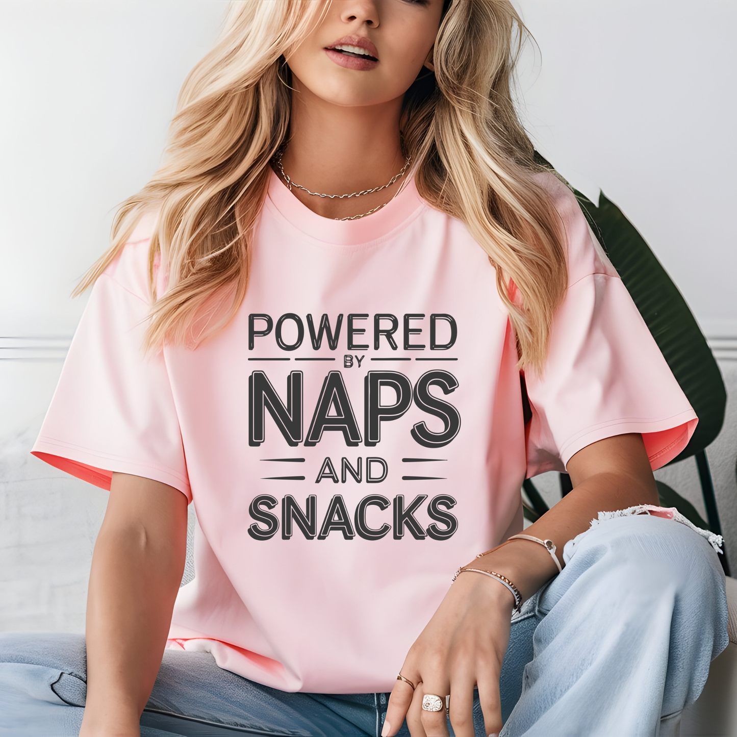 "POWERED BY NAPS AND SNACKS"