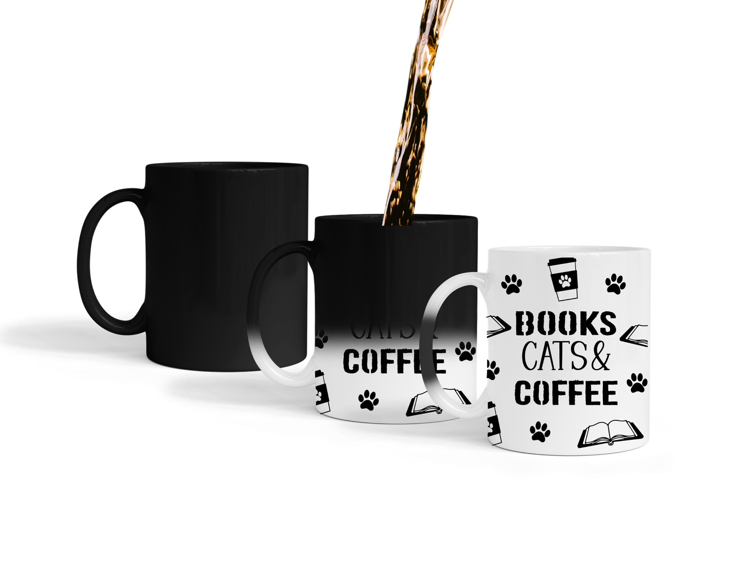 "BOOKS CATS & COFFEE" image 1