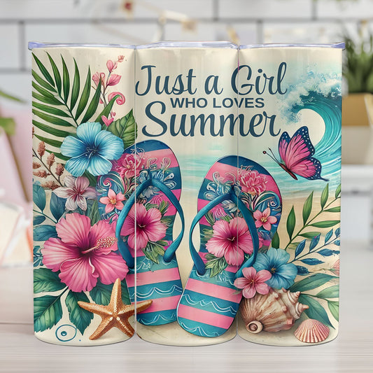 "JUST A GIRL WHO LOVES SUMMER"