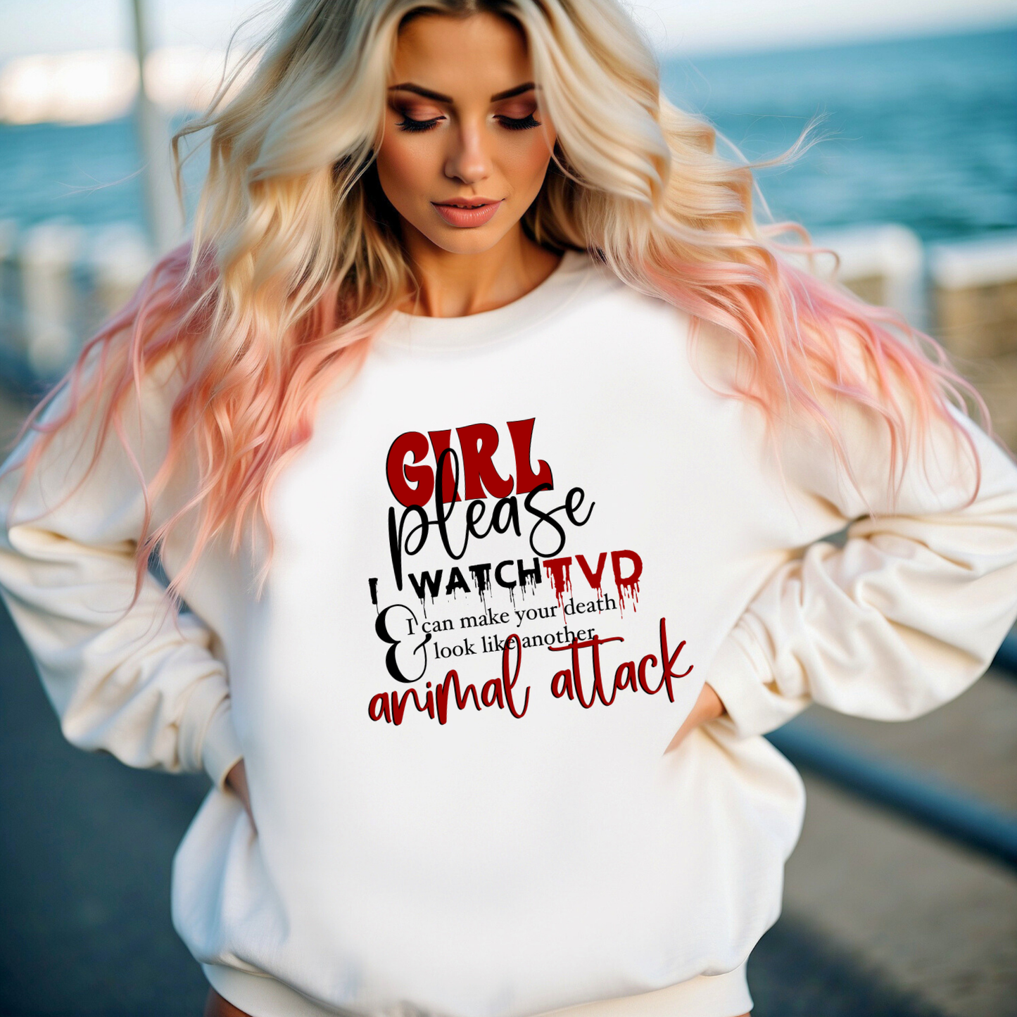 "GIRL PLEASE I WATCH TVD & I CAN MAKE YOUR DEATH LOOK LIKE ANIMAL ATACK"