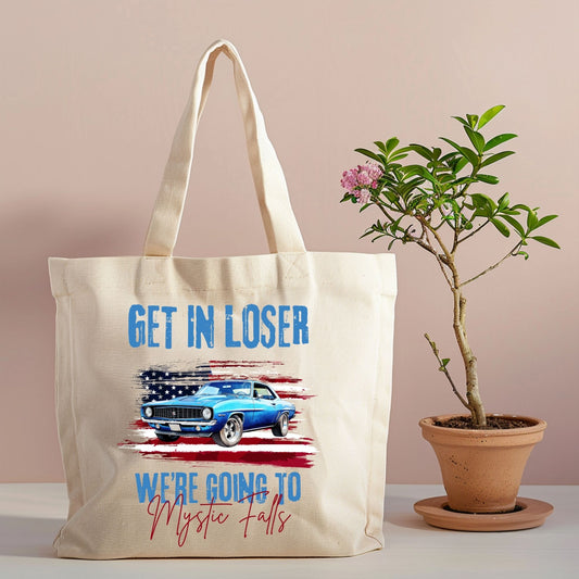 "GET IN LOSER WE'RE GOING TO MYSTIC FALLS"