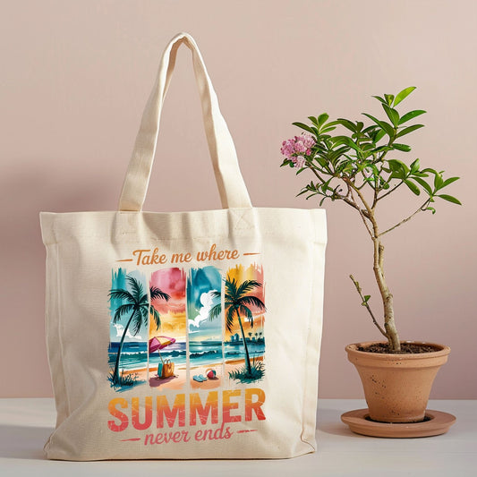 "TAKE ME WHERE SUMMER NEVER ENDS"