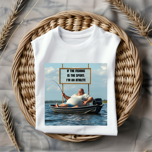 "IF THE FISHING IS A THE SPORT: I'M AN ATHLETE"