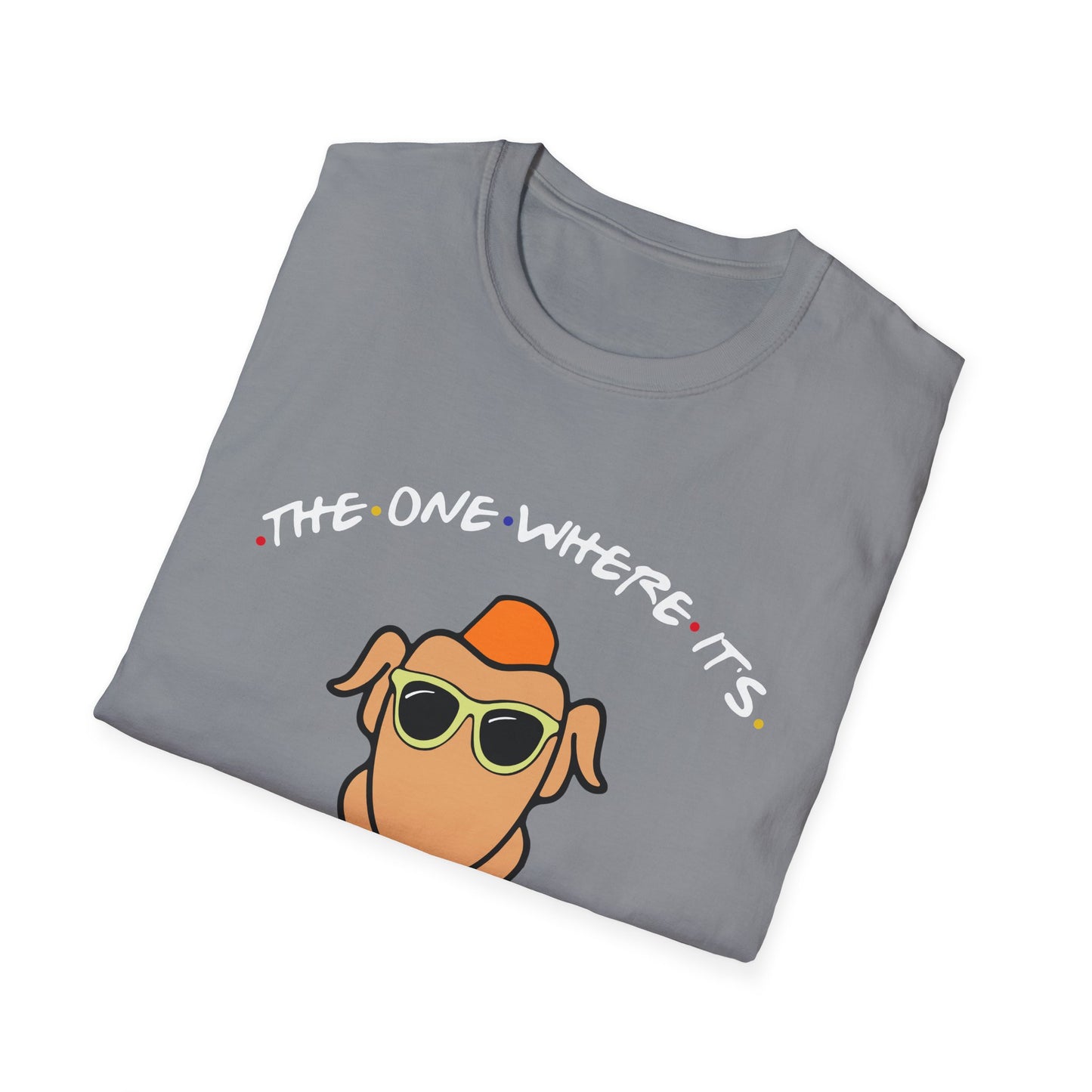 Thanksgiving Turkey Tee — "The One Where It's Thanksgiving" Graphic T-Shirt