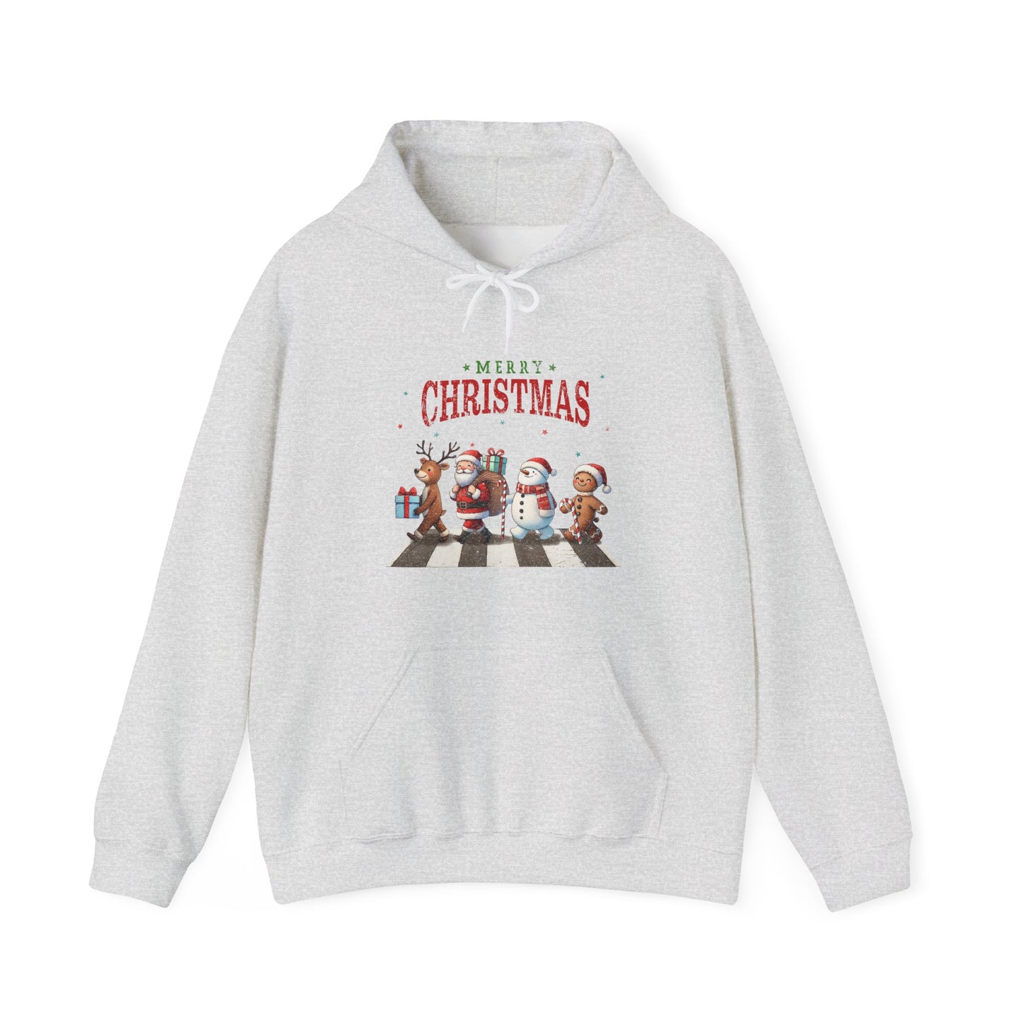 Christmas Choir Hoodie — 'Merry Christmas' Holiday Animal Carolers Sweatshirt