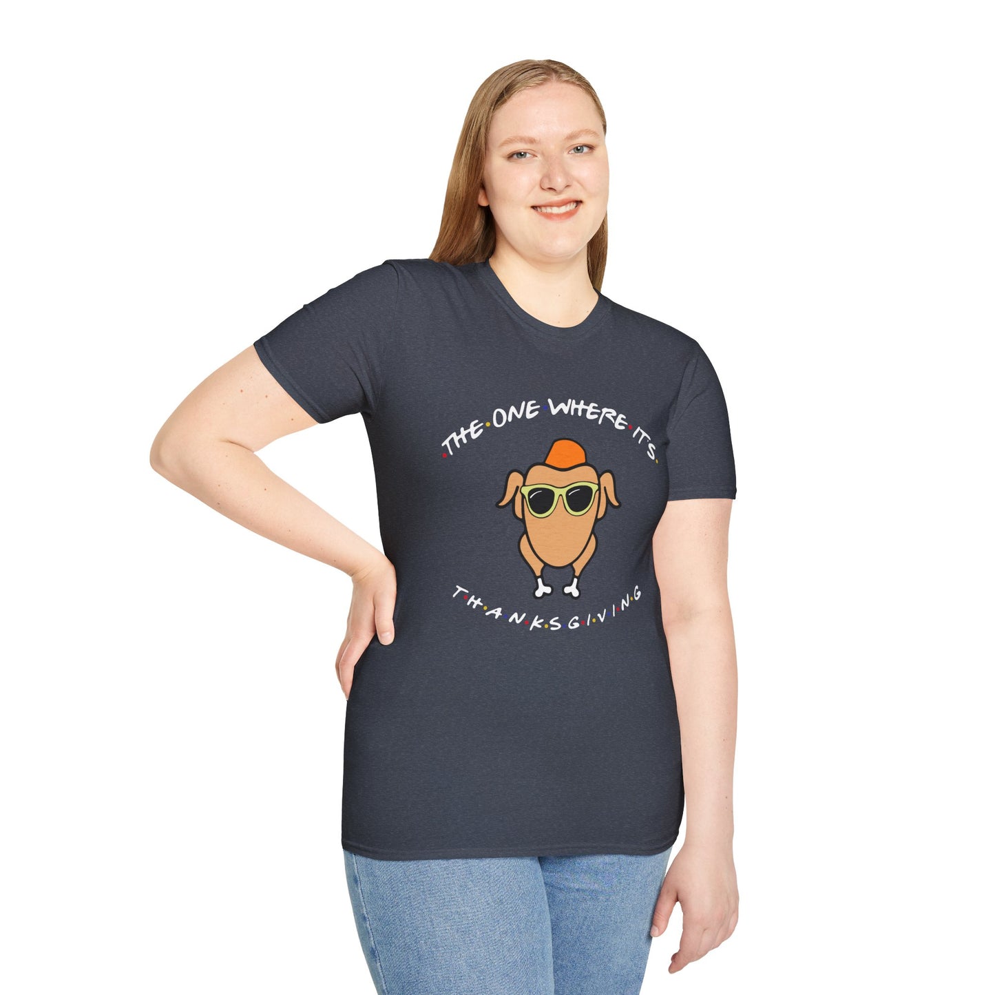Thanksgiving Turkey Tee — "The One Where It's Thanksgiving" Graphic T-Shirt