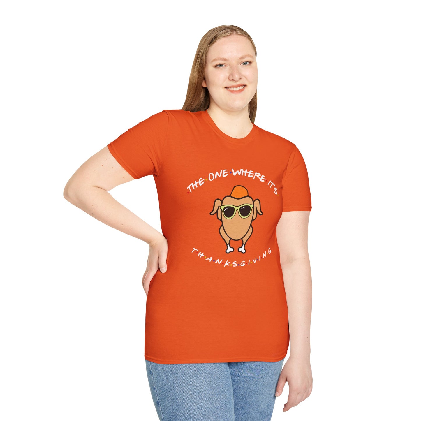 Thanksgiving Turkey Tee — "The One Where It's Thanksgiving" Graphic T-Shirt