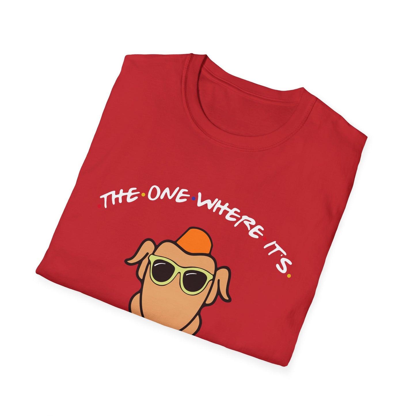 Thanksgiving Turkey Tee — "The One Where It's Thanksgiving" Graphic T-Shirt