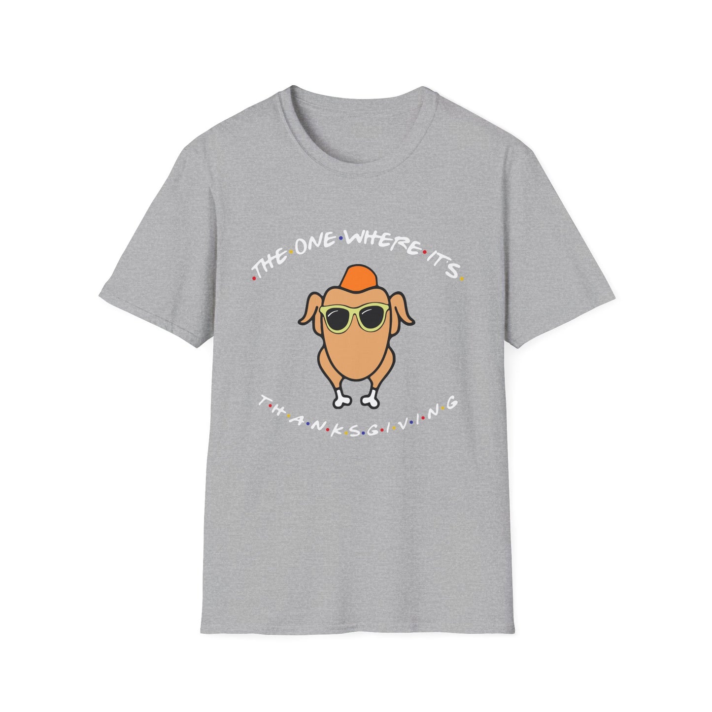 Thanksgiving Turkey Tee — "The One Where It's Thanksgiving" Graphic T-Shirt