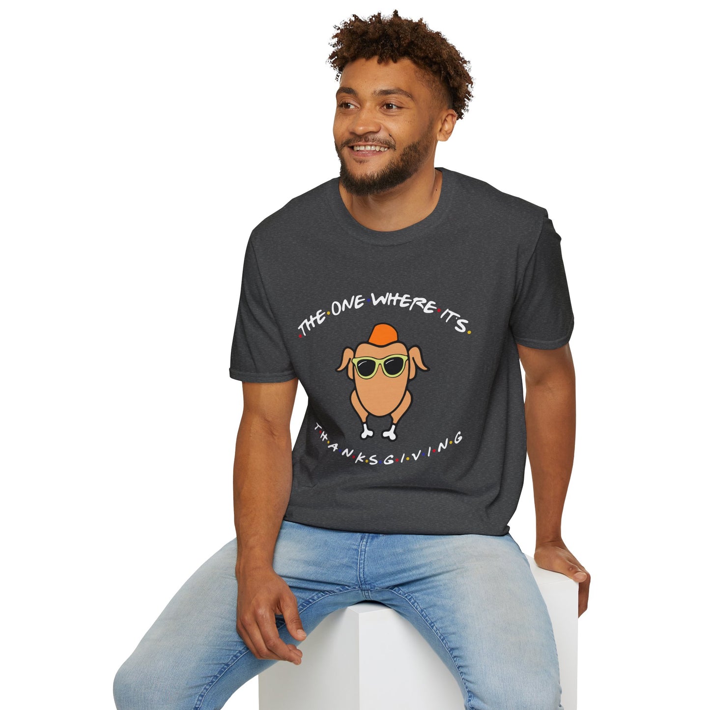 Thanksgiving Turkey Tee — "The One Where It's Thanksgiving" Graphic T-Shirt