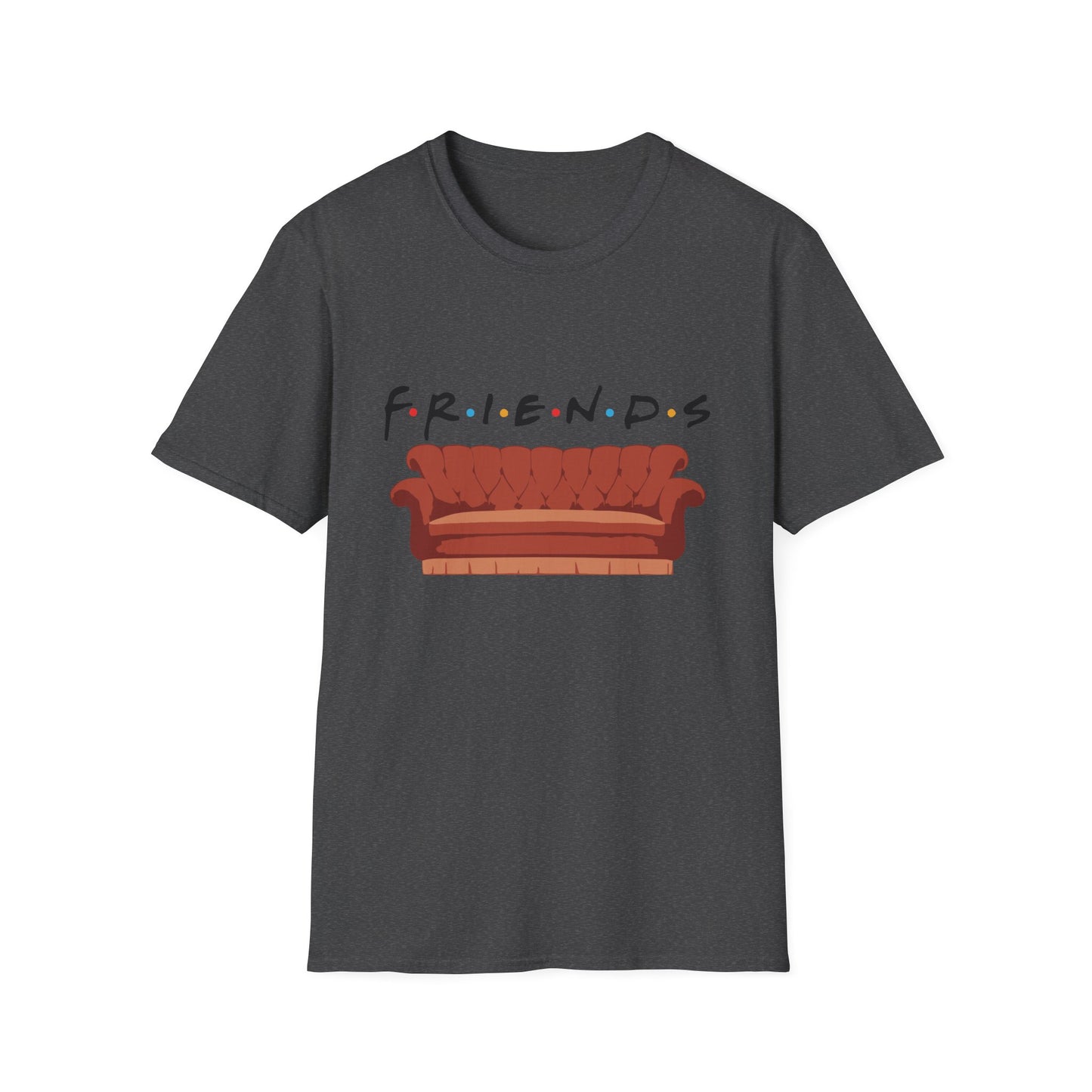 Friends TV Show Couch T-Shirt — Retro Sitcom Logo Tee