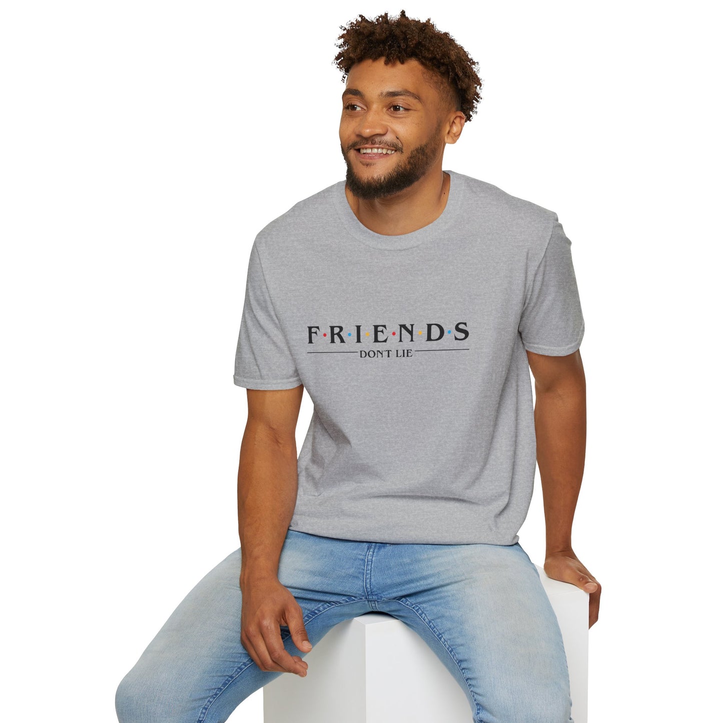 Friends Don't Lie T-Shirt — Stranger Things Inspired Retro Logo Tee