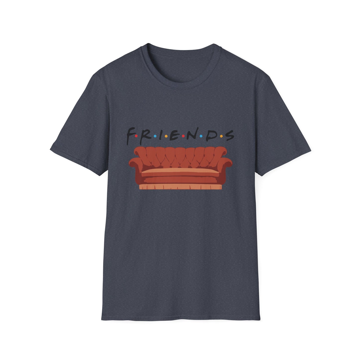 Friends TV Show Couch T-Shirt — Retro Sitcom Logo Tee