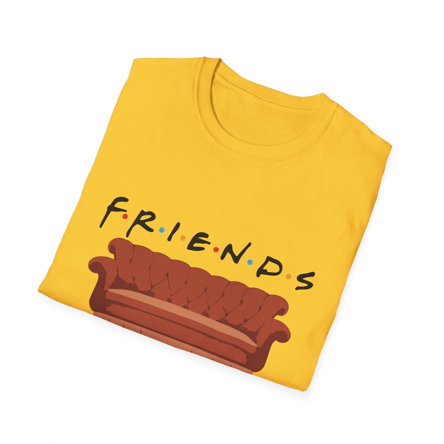 Friends TV Show Couch T-Shirt — Retro Sitcom Logo Tee