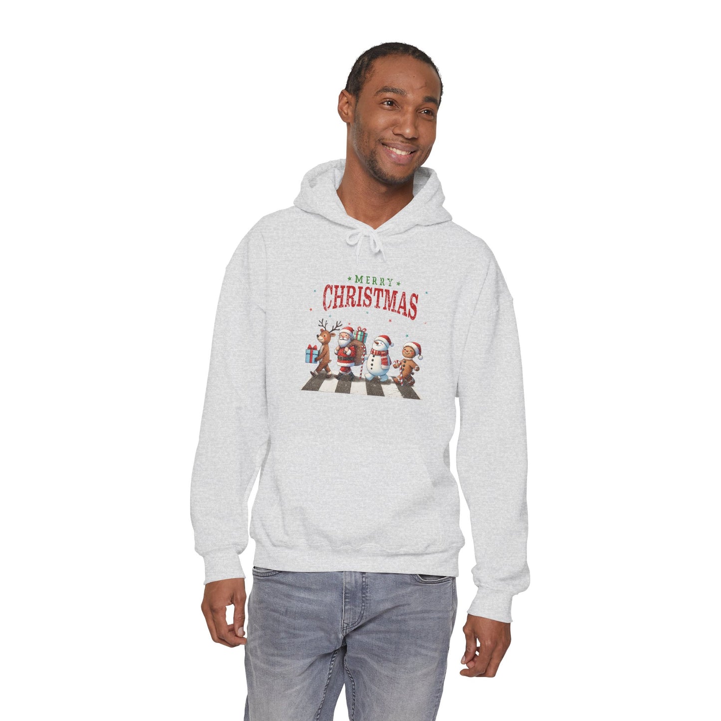 Christmas Choir Hoodie — 'Merry Christmas' Holiday Animal Carolers Sweatshirt