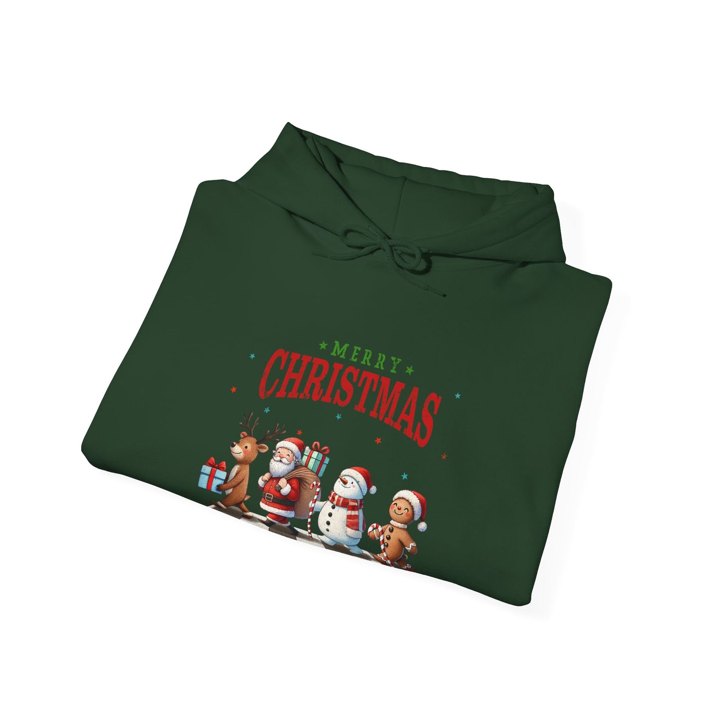 Christmas Choir Hoodie — 'Merry Christmas' Holiday Animal Carolers Sweatshirt