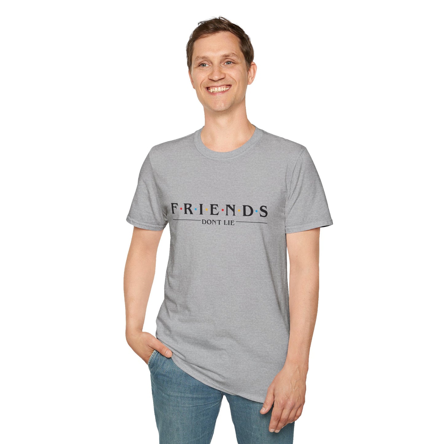 Friends Don't Lie T-Shirt — Stranger Things Inspired Retro Logo Tee