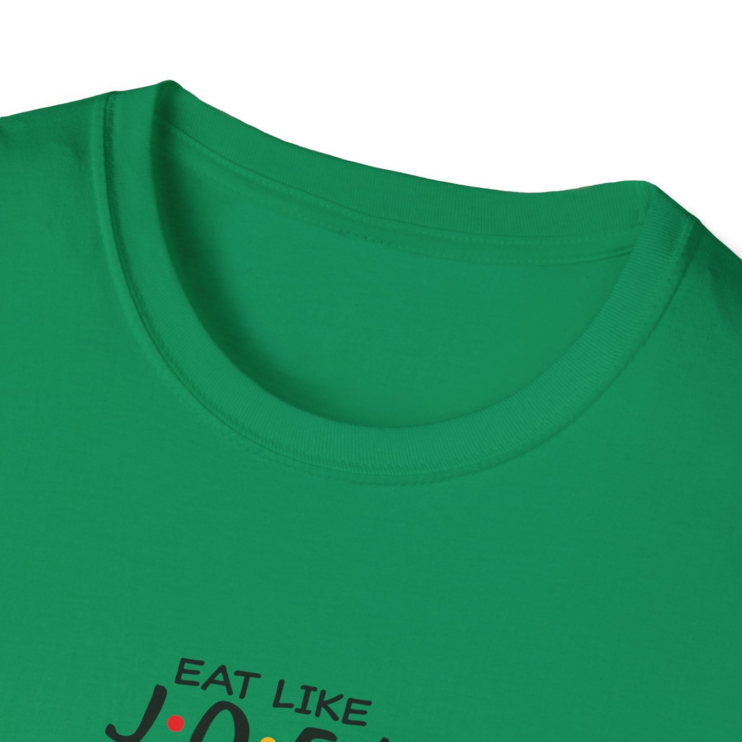 Friends TV Show Inspired Graphic T-Shirt — "Eat Like Joey, Dress Like Rachel"