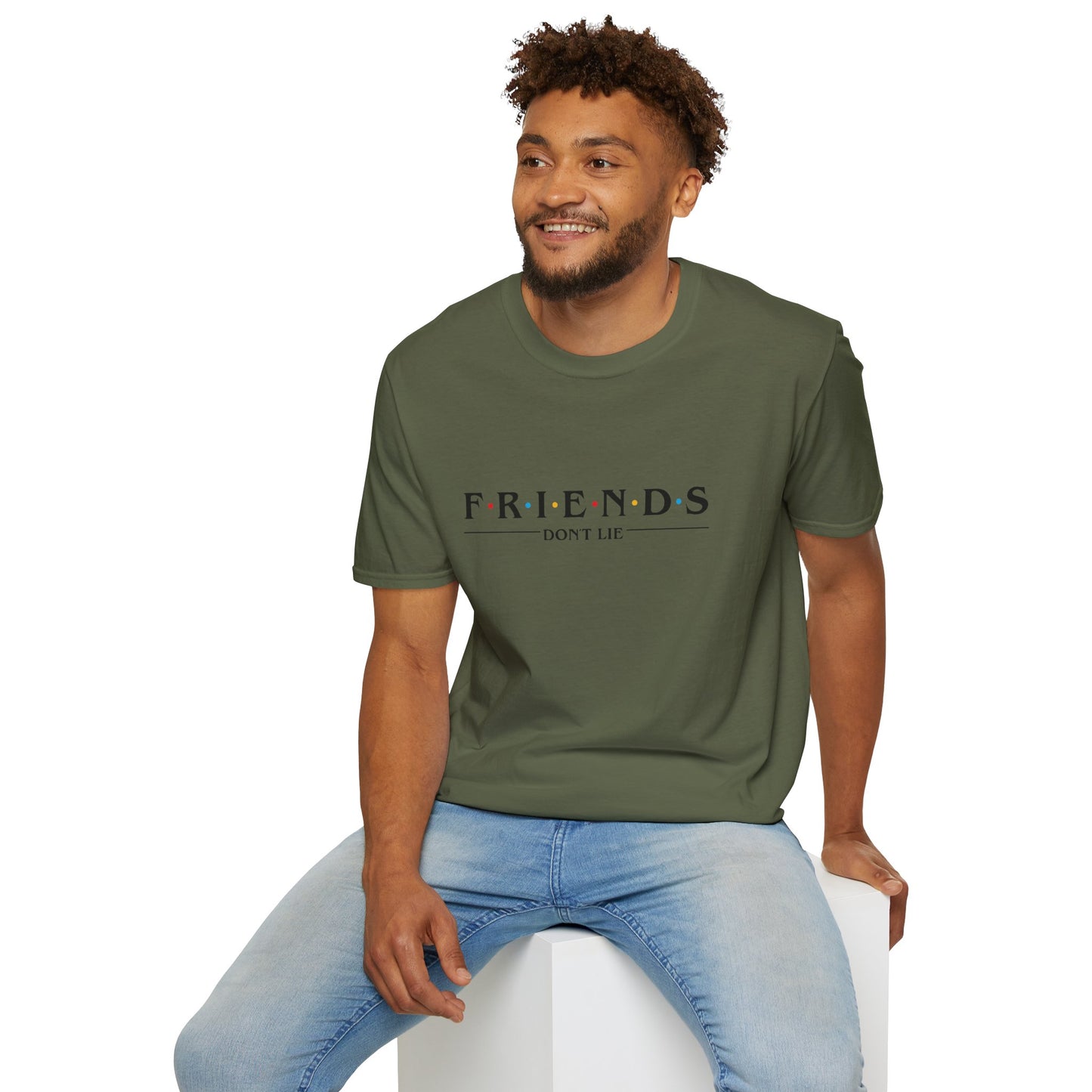 Friends Don't Lie T-Shirt — Stranger Things Inspired Retro Logo Tee