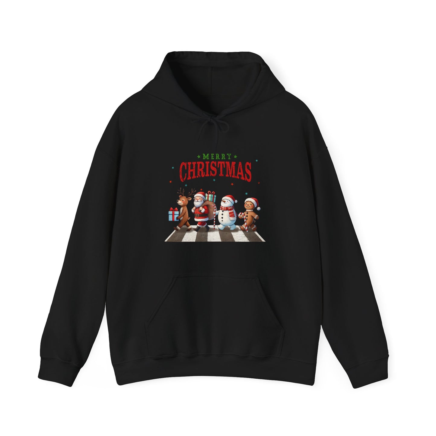 Christmas Choir Hoodie — 'Merry Christmas' Holiday Animal Carolers Sweatshirt