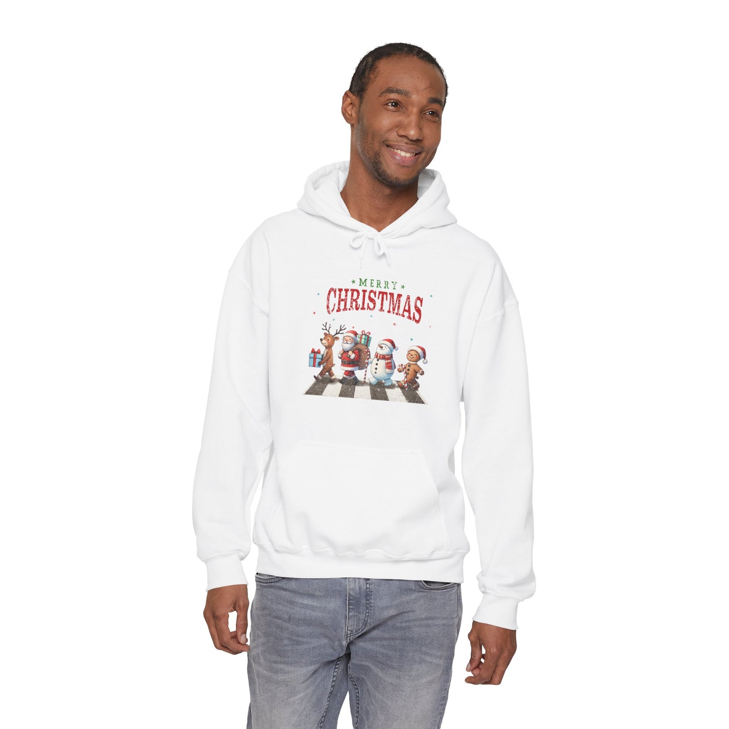 Christmas Choir Hoodie — 'Merry Christmas' Holiday Animal Carolers Sweatshirt
