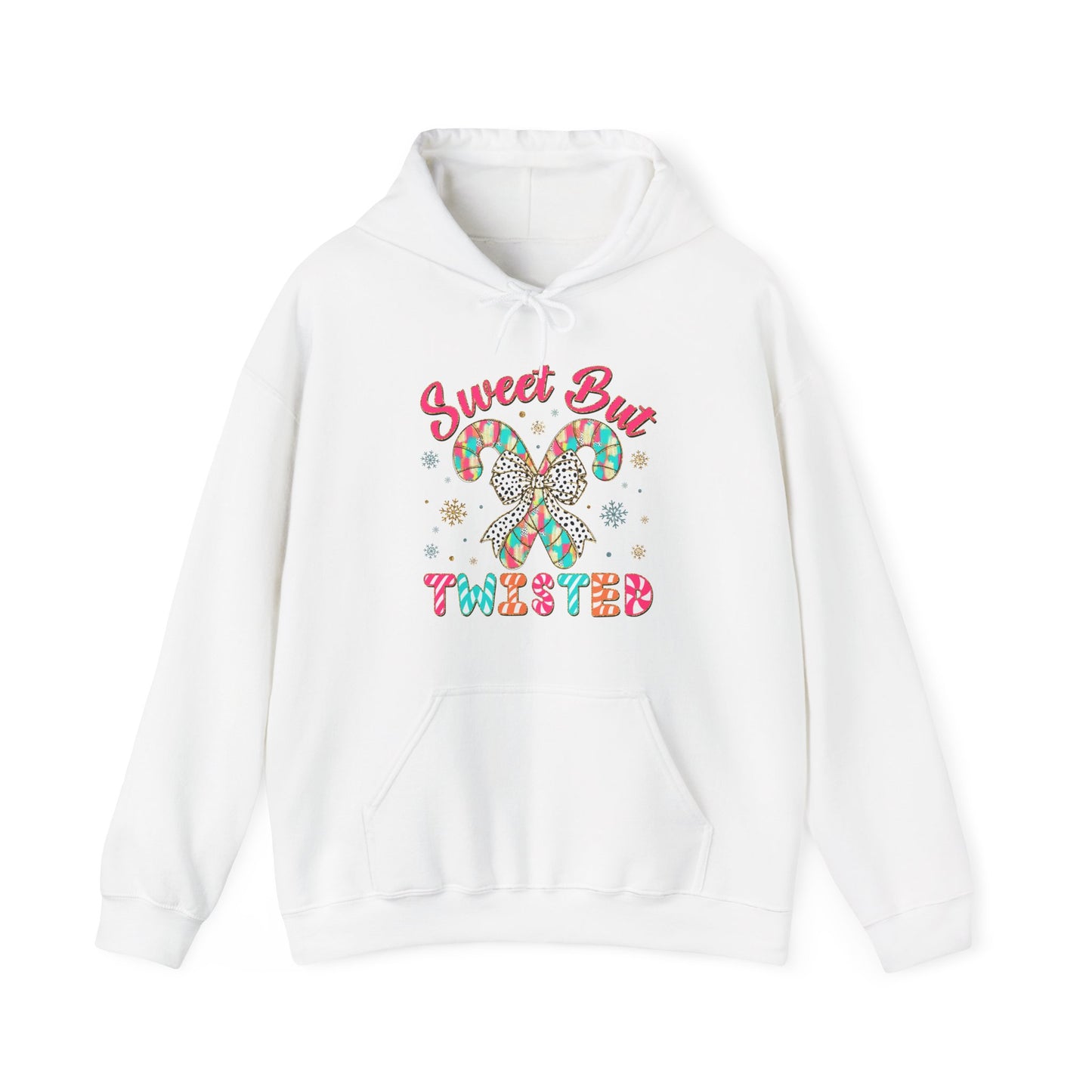 Sweet But Twisted Hoodie – Candy Cane Butterfly Christmas Sweatshirt