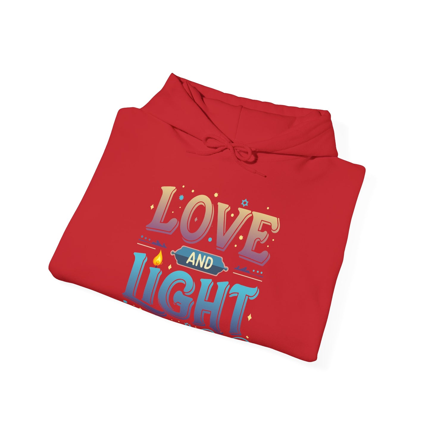 Love and Light Hoodie – Positive Message Pullover for Spiritual & Mindful Living