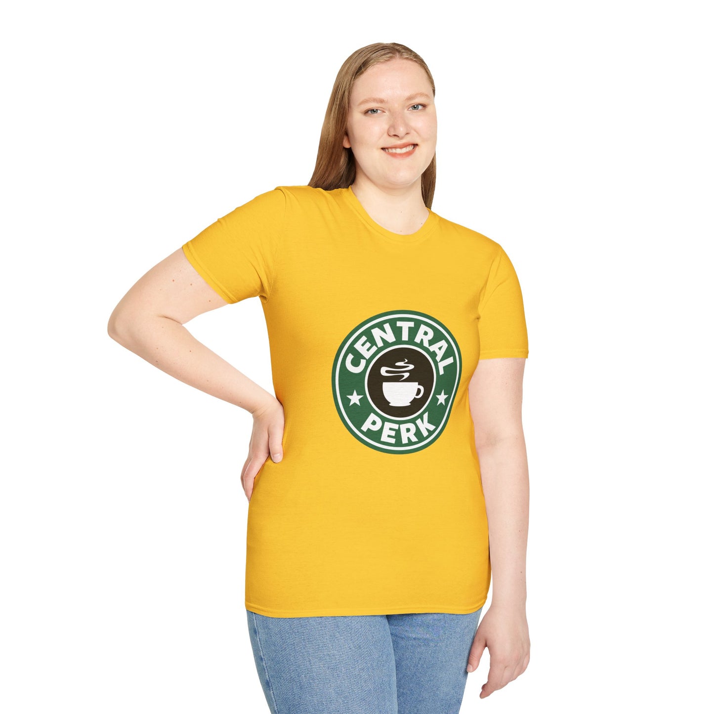 Central Perk Coffee T-Shirt — Vintage Coffee Shop Logo Tee