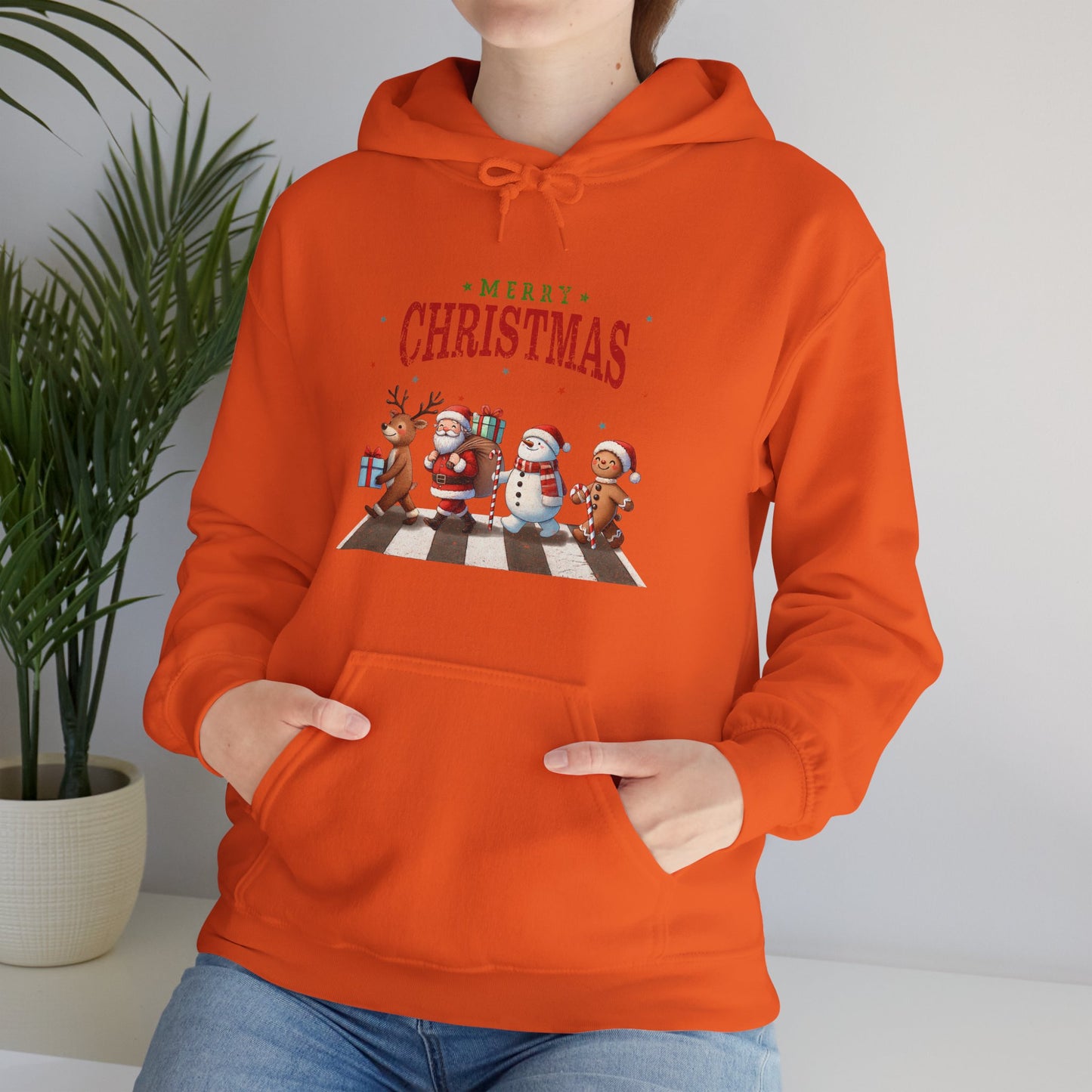 Christmas Choir Hoodie — 'Merry Christmas' Holiday Animal Carolers Sweatshirt