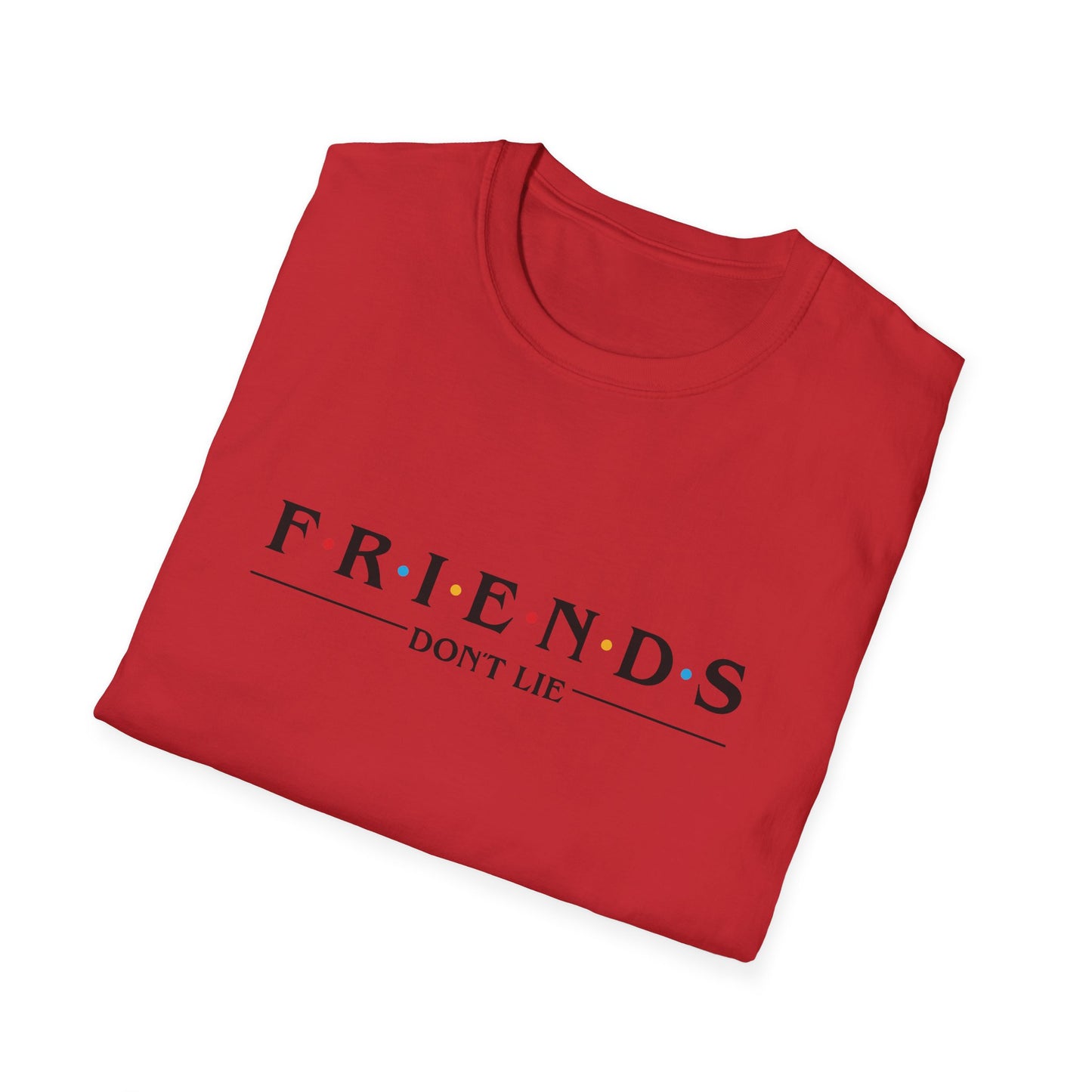 Friends Don't Lie T-Shirt — Stranger Things Inspired Retro Logo Tee