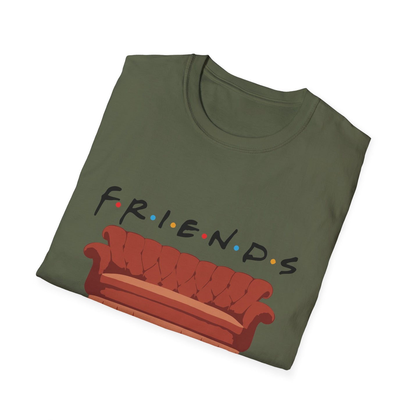 Friends TV Show Couch T-Shirt — Retro Sitcom Logo Tee