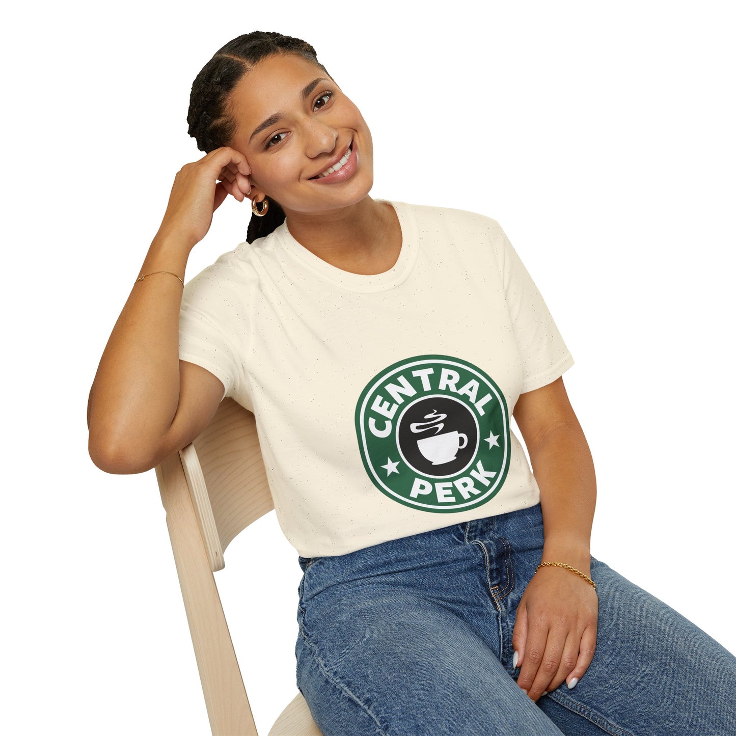 Central Perk Coffee T-Shirt — Vintage Coffee Shop Logo Tee