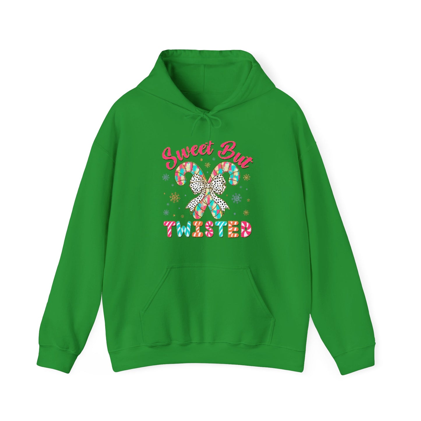 Sweet But Twisted Hoodie – Candy Cane Butterfly Christmas Sweatshirt
