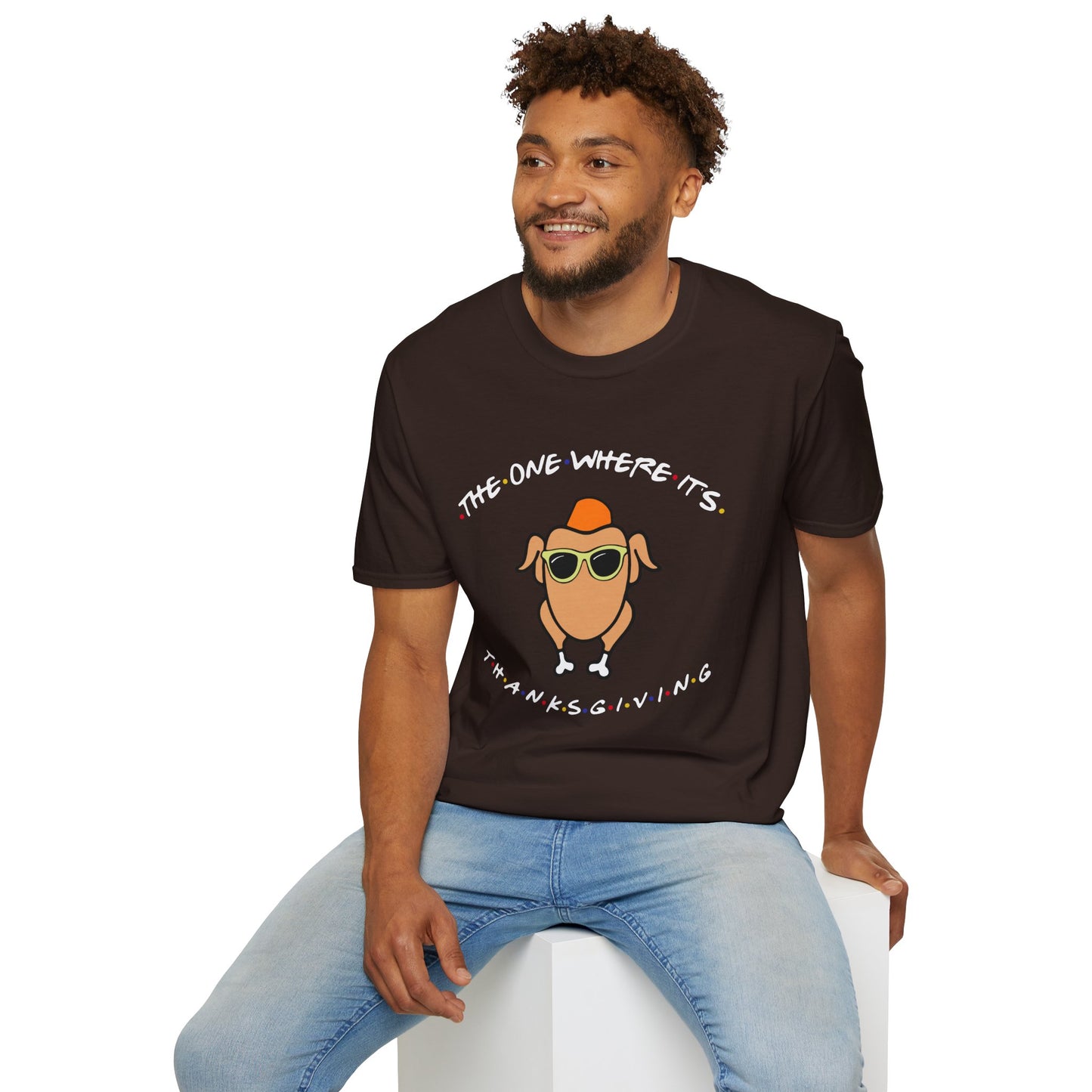 Thanksgiving Turkey Tee — "The One Where It's Thanksgiving" Graphic T-Shirt