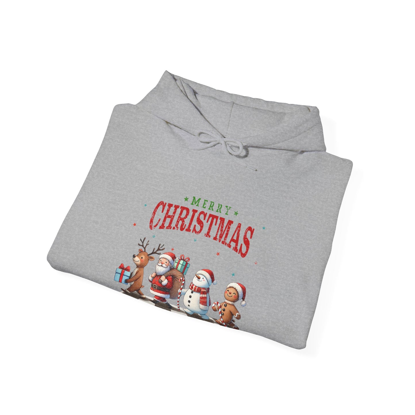 Christmas Choir Hoodie — 'Merry Christmas' Holiday Animal Carolers Sweatshirt