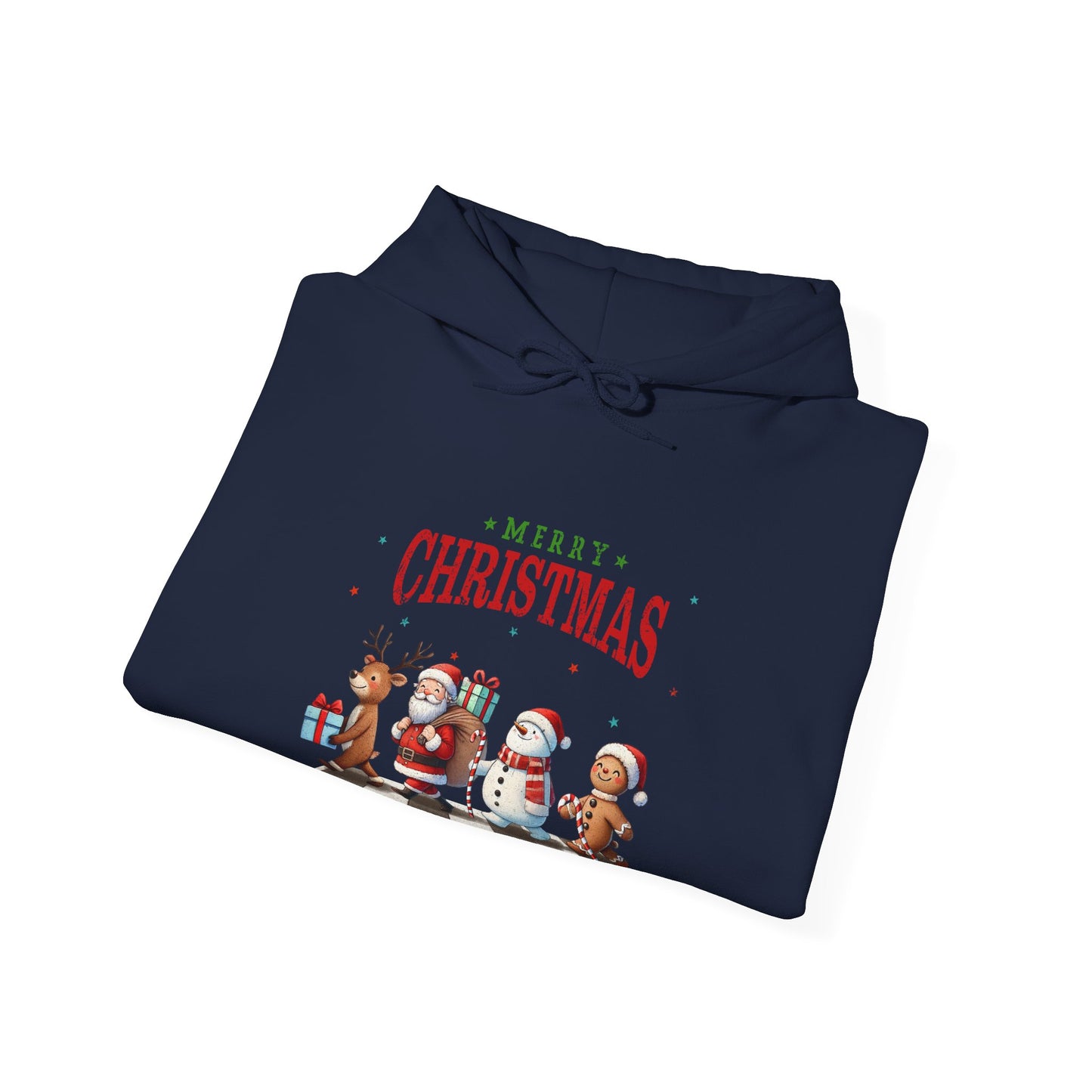 Christmas Choir Hoodie — 'Merry Christmas' Holiday Animal Carolers Sweatshirt