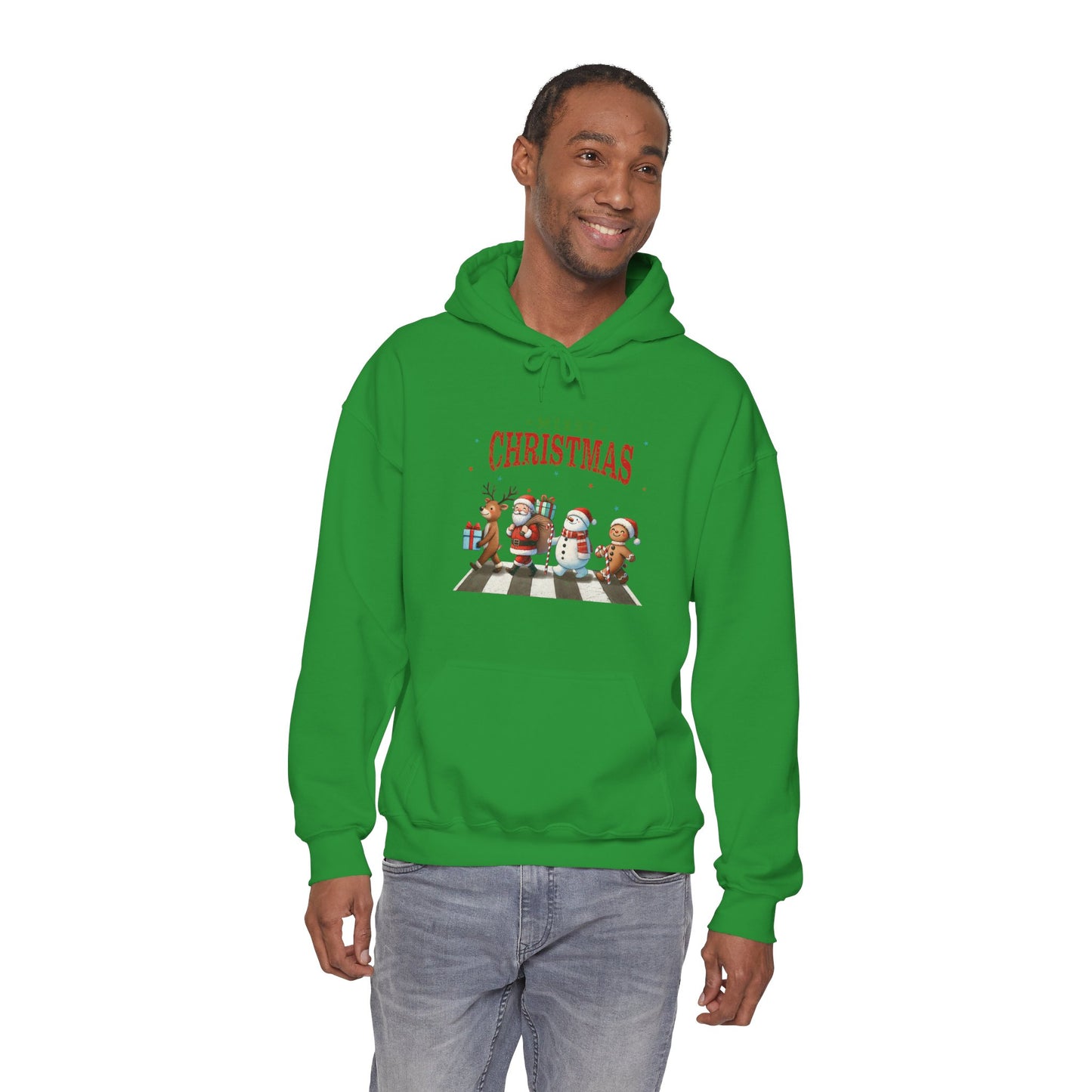 Christmas Choir Hoodie — 'Merry Christmas' Holiday Animal Carolers Sweatshirt