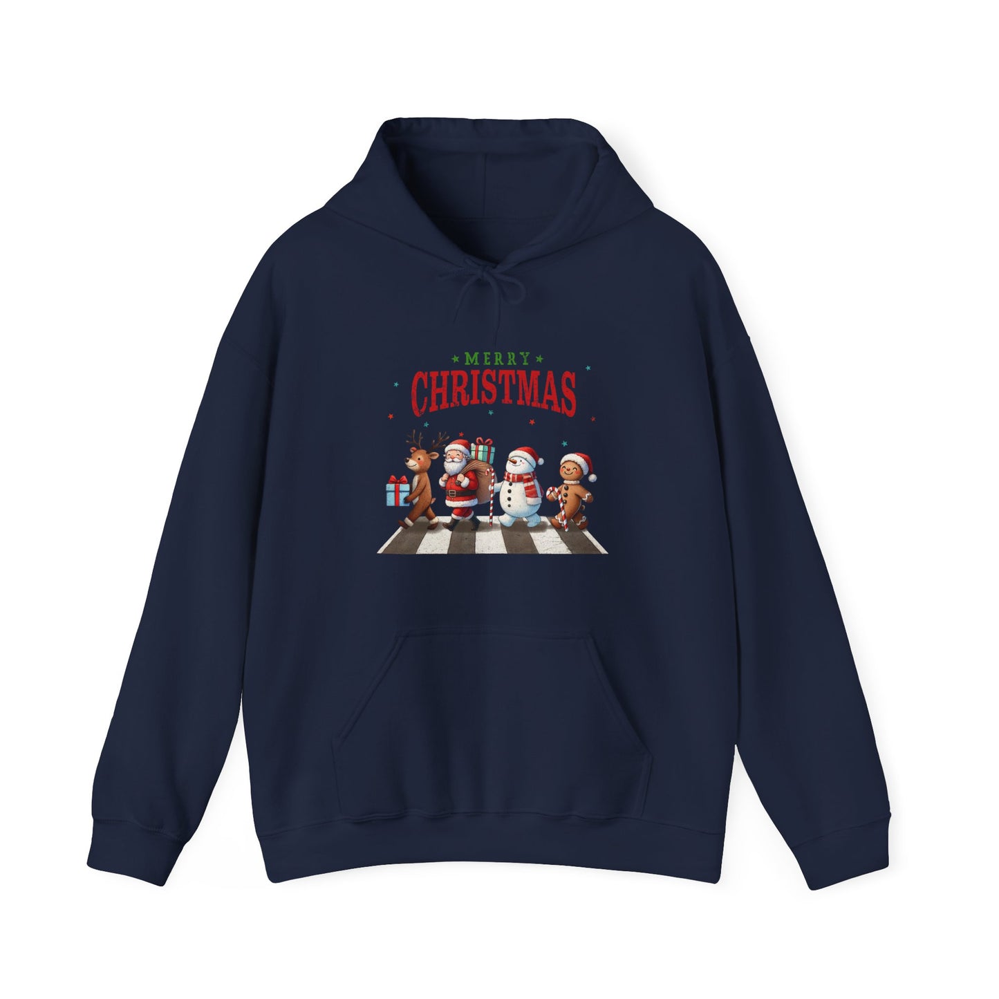 Christmas Choir Hoodie — 'Merry Christmas' Holiday Animal Carolers Sweatshirt