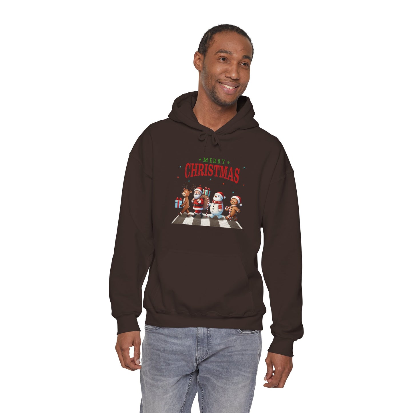 Christmas Choir Hoodie — 'Merry Christmas' Holiday Animal Carolers Sweatshirt