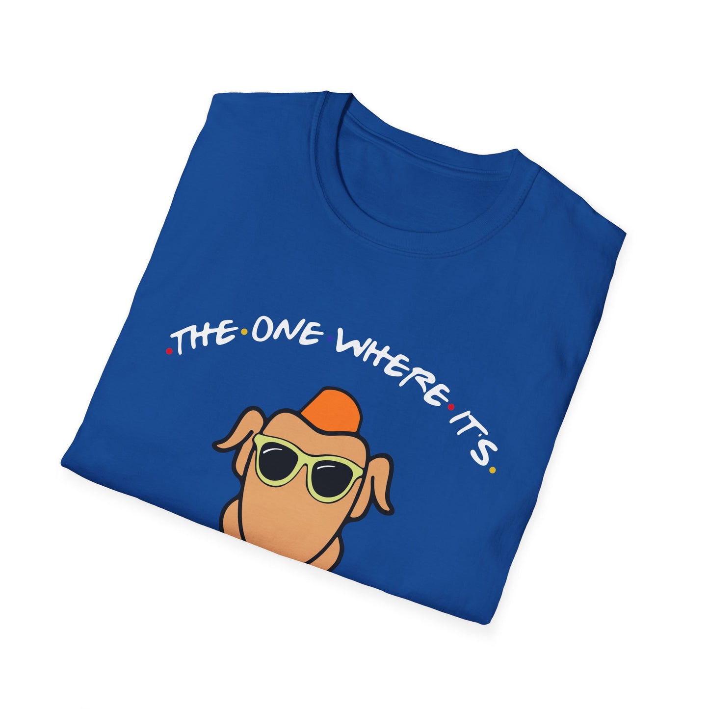 Thanksgiving Turkey Tee — "The One Where It's Thanksgiving" Graphic T-Shirt