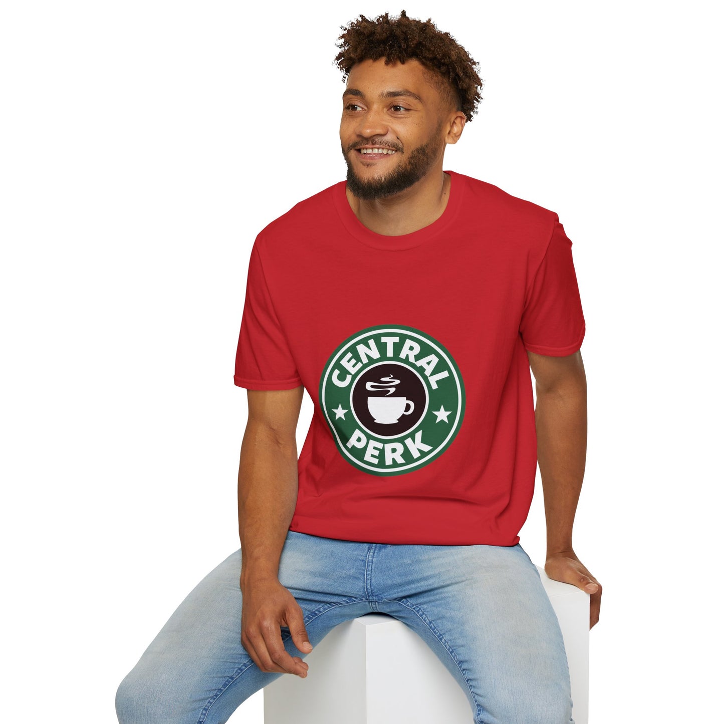Central Perk Coffee T-Shirt — Vintage Coffee Shop Logo Tee