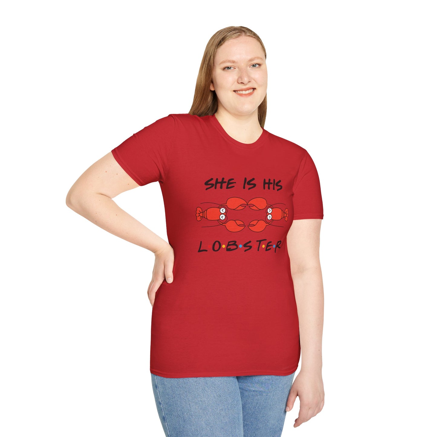 She Is His Lobster T-Shirt – Couples Friends TV Show Inspired Tee