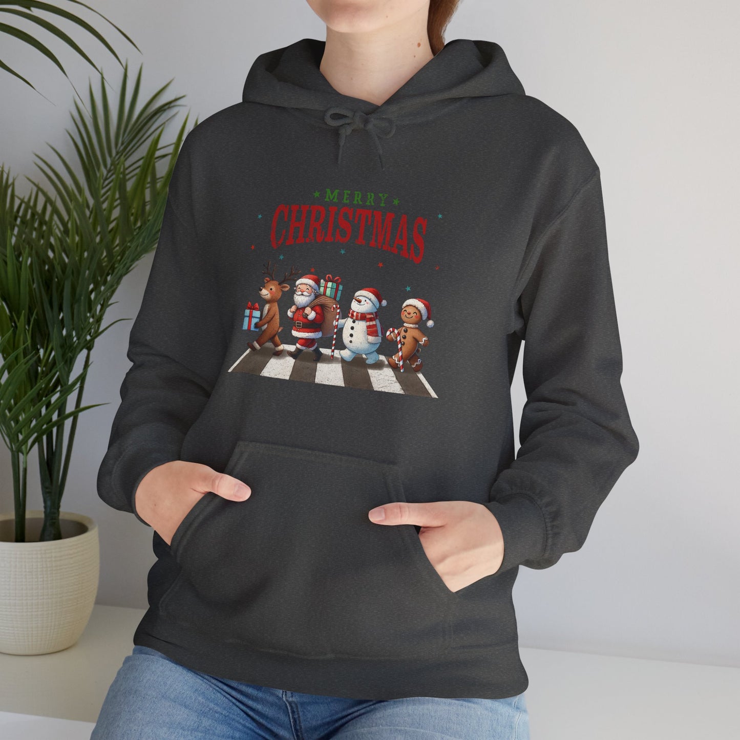 Christmas Choir Hoodie — 'Merry Christmas' Holiday Animal Carolers Sweatshirt