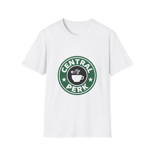 Central Perk Coffee T-Shirt — Vintage Coffee Shop Logo Tee