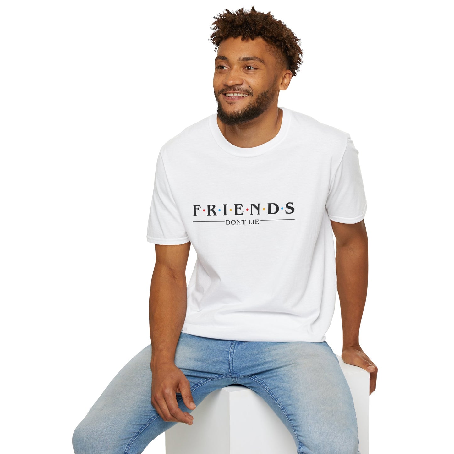 Friends Don't Lie T-Shirt — Stranger Things Inspired Retro Logo Tee