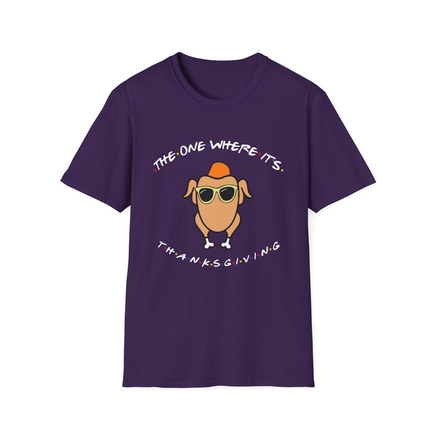 Thanksgiving Turkey Tee — "The One Where It's Thanksgiving" Graphic T-Shirt