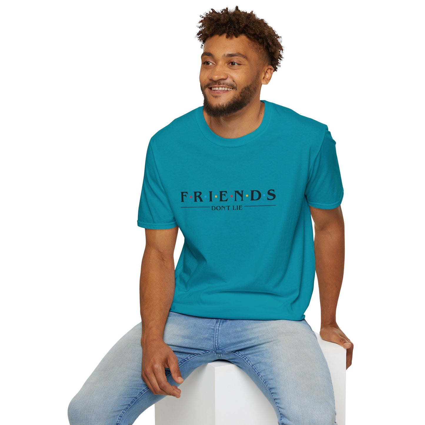 Friends Don't Lie T-Shirt — Stranger Things Inspired Retro Logo Tee